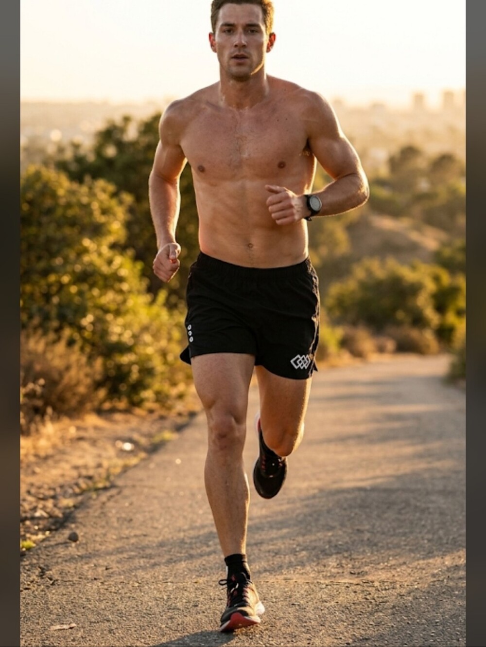 Legends Black Running Performance Shorts Mens Size Medium